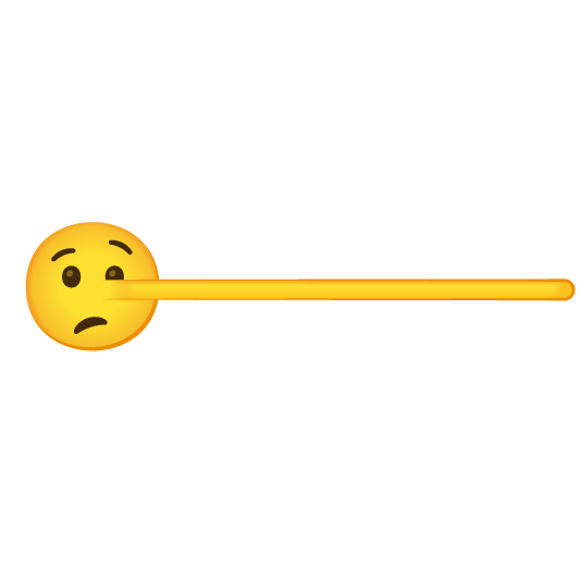 A winking face emoji with a long yellow tongue extending outward.