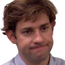 Close-up of a person's face with a neutral expression