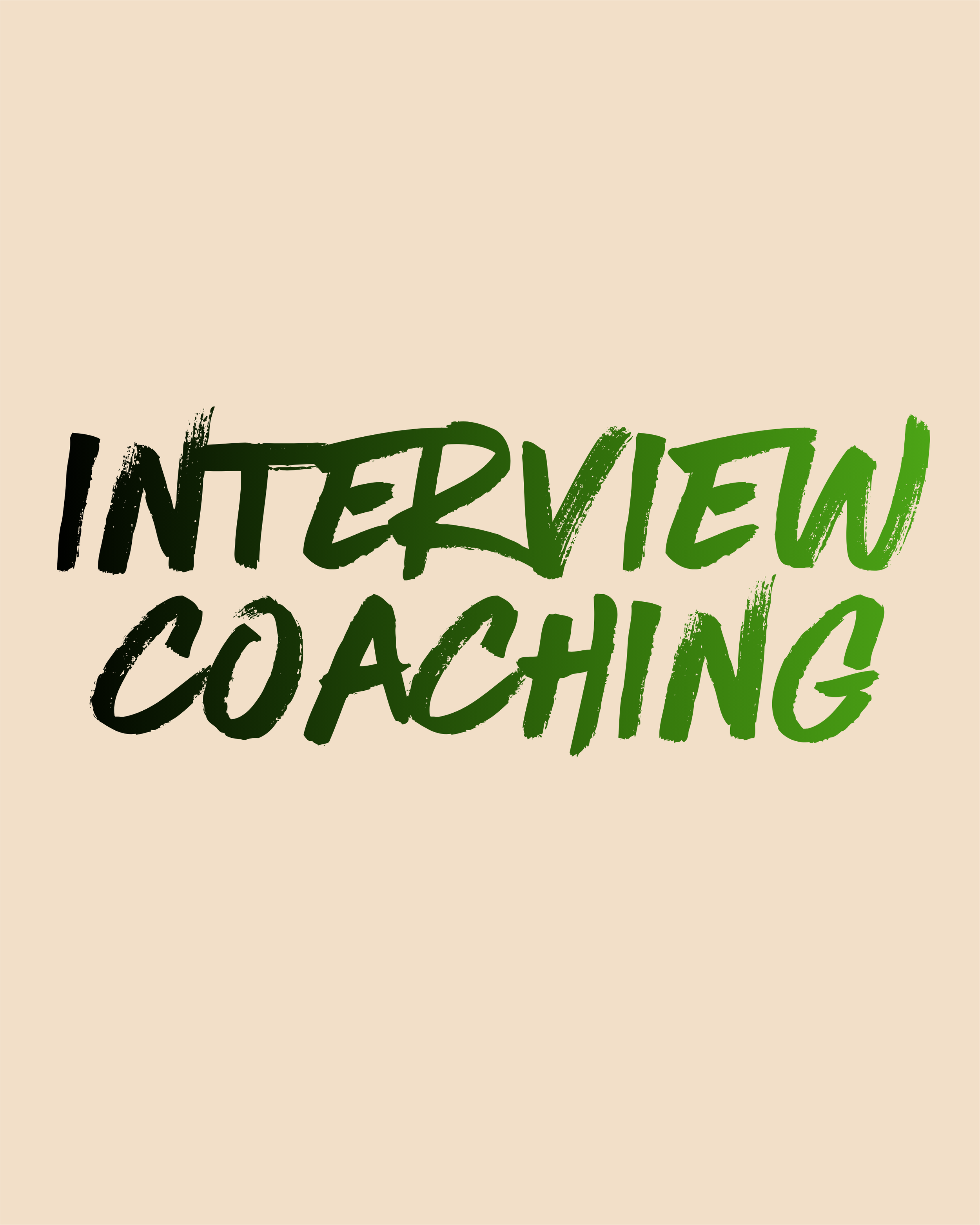 Interview Coaching - $550 (3-Session Series)