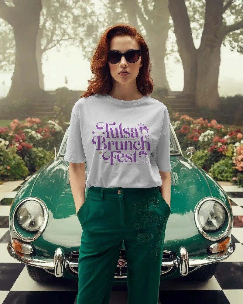 Tulsa Brunch Fest Vintage Garden Tee
