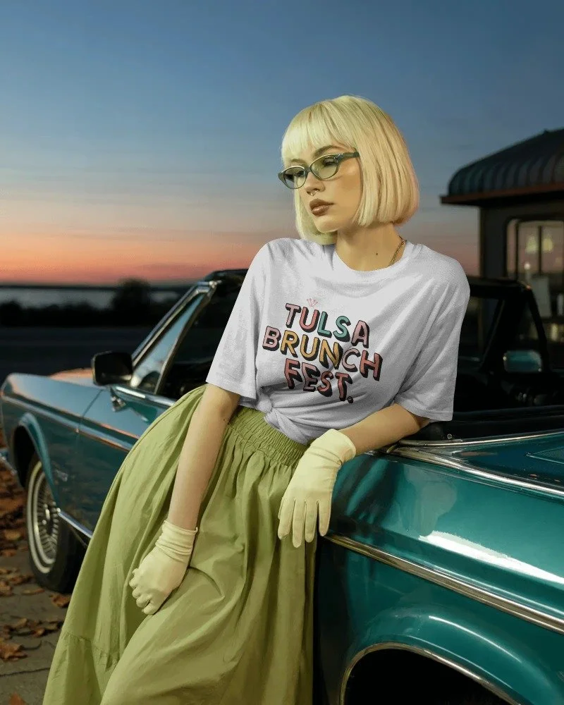 Tulsa Brunch Fest Vintage Car Tee