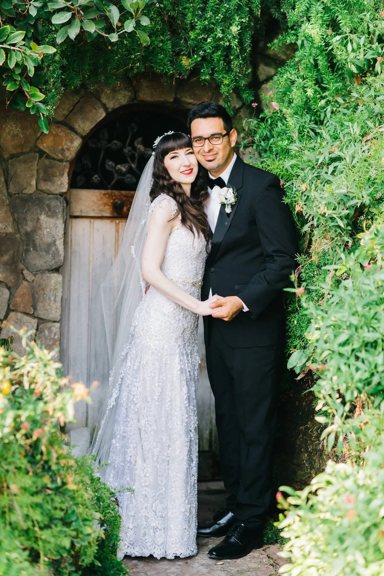 Hollywood classic bridal look created by georgia makeup artist