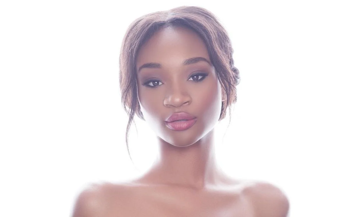 romantic bridal portrait makeup done by atlanta wedding makeup professional 