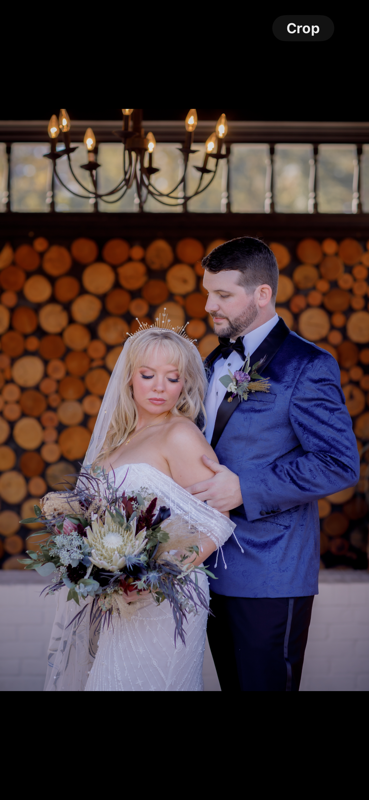 Bridal reveal moment featuring glam by Georgia makeup artist