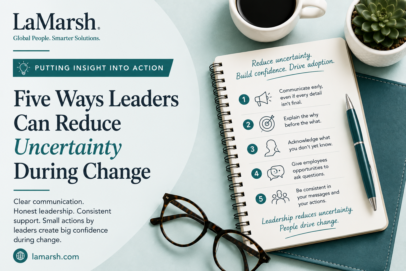 Five Ways Leaders Can Reduce Uncertainty During Change