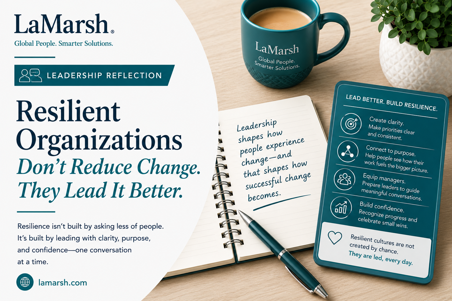 Resilient Organizations Don't Reduce Change. They Lead It Better.