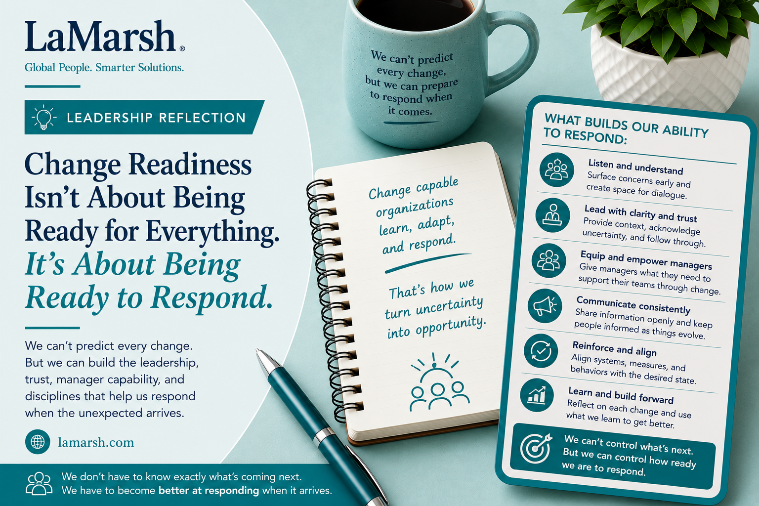 Change Readiness Isn’t About Being Ready for Everything. It’s About Being Ready to Respond.
