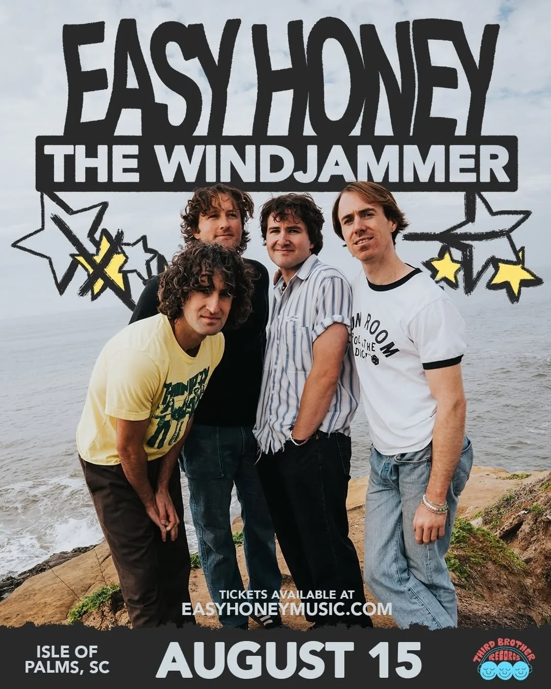 Catch @easyhoney at @windjammeriop on August 15th! Tickets onsale now 🎟️