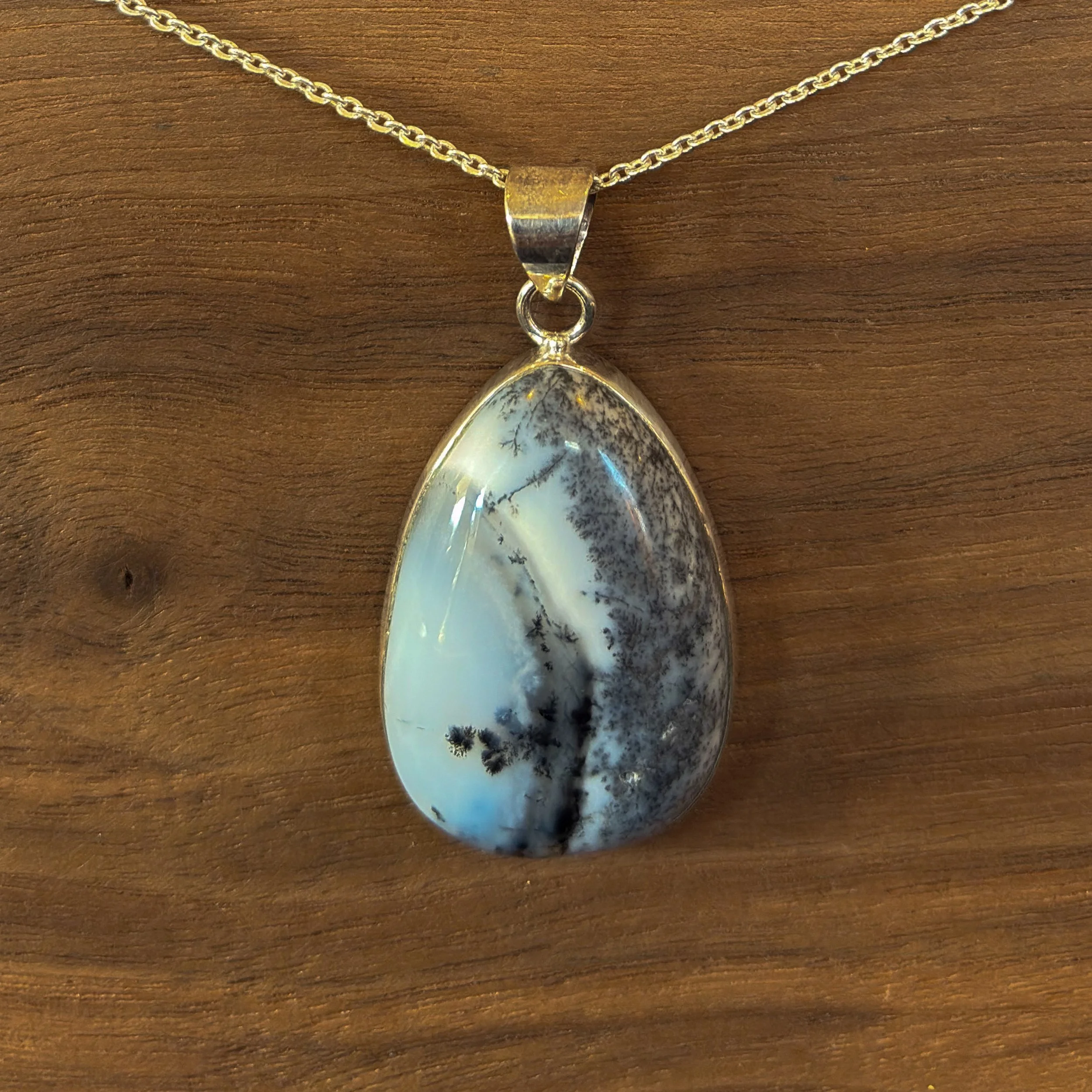 Dendritic Agate Pendant