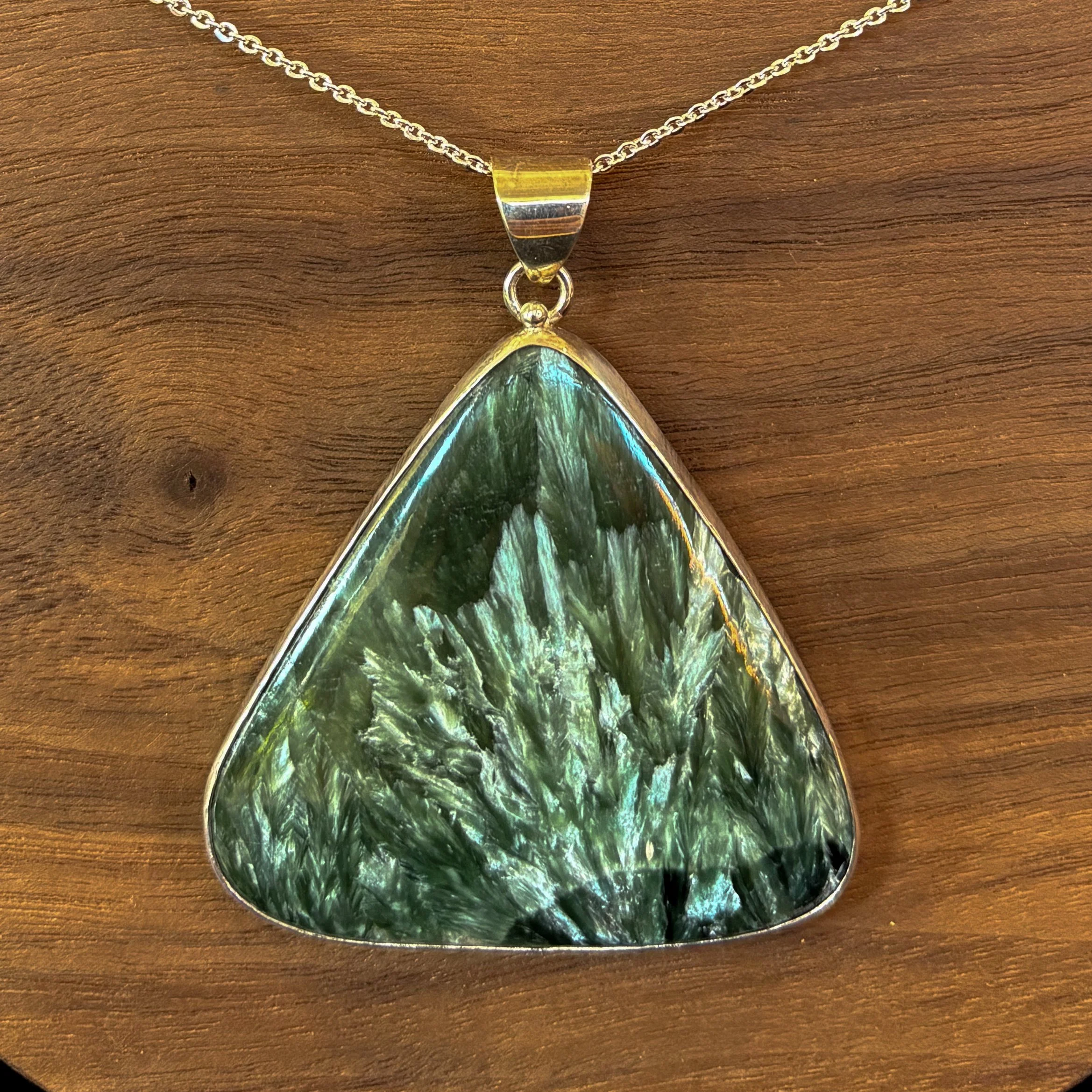 Seraphinite Pendant