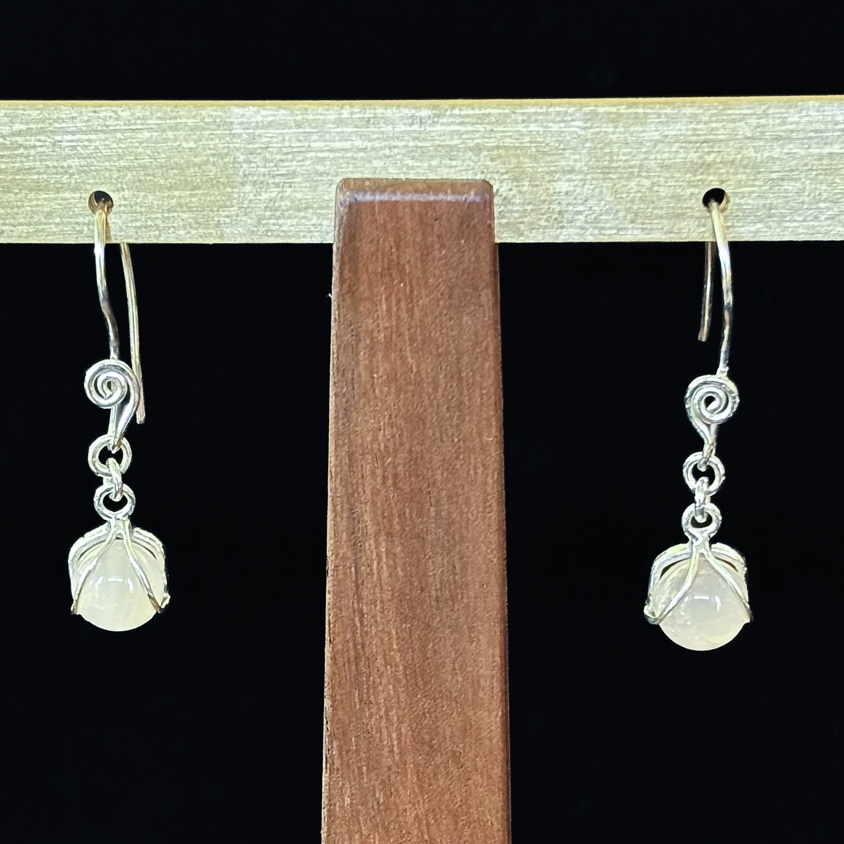 Rose Quartz Earrings