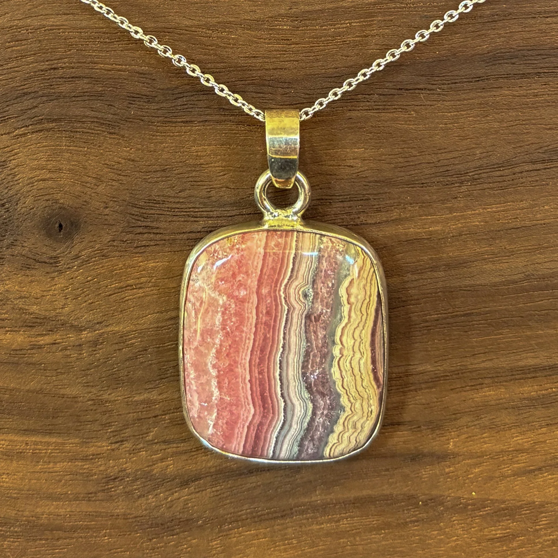 Rhodochrosite Pendant