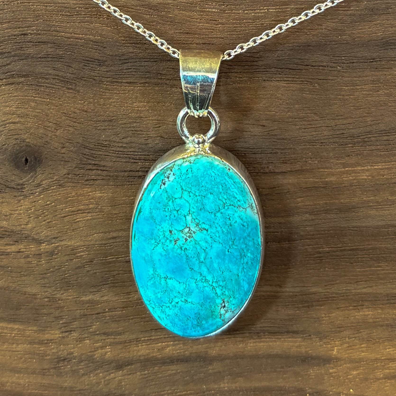 Blue Turquoise Pendant