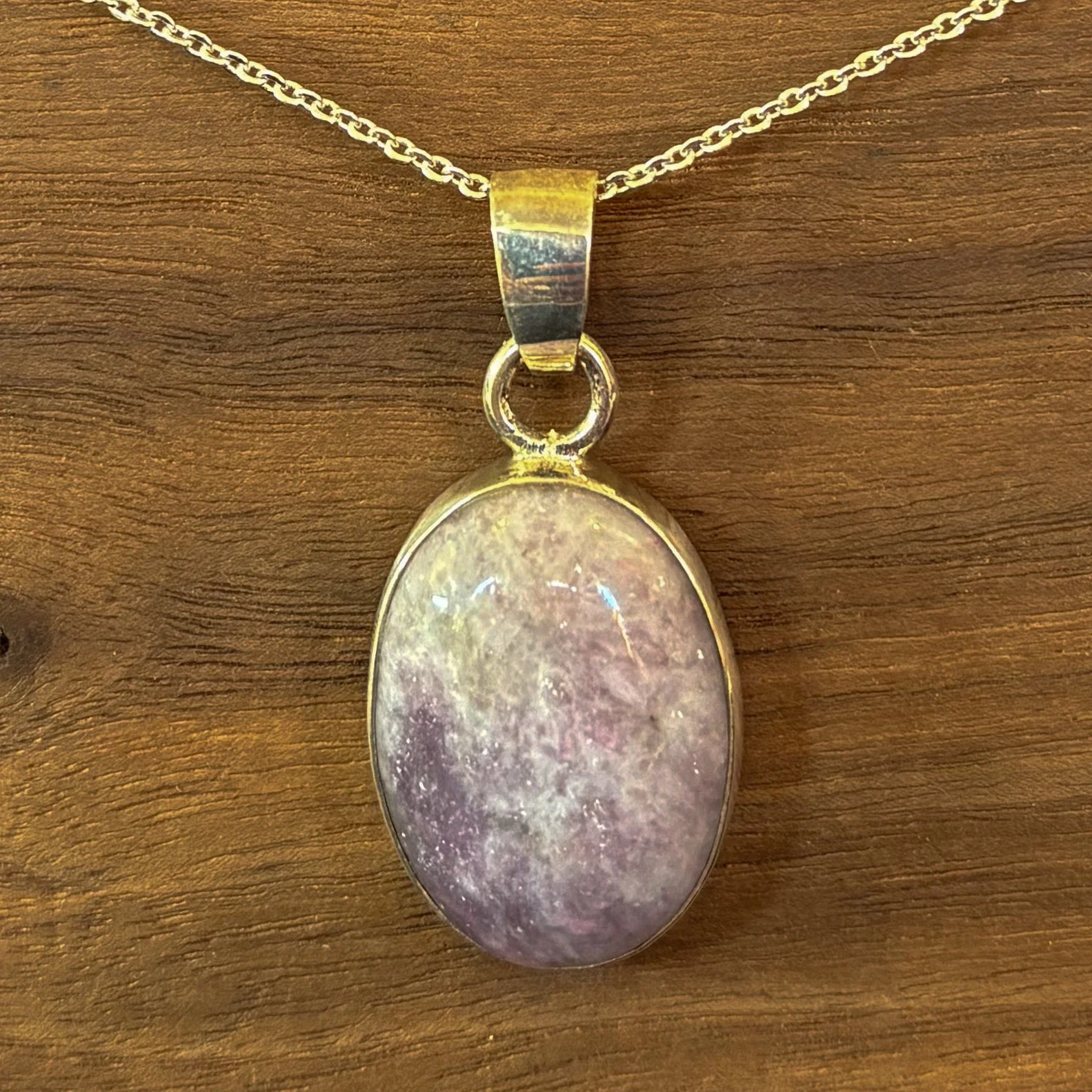 Lepidolite Pendant