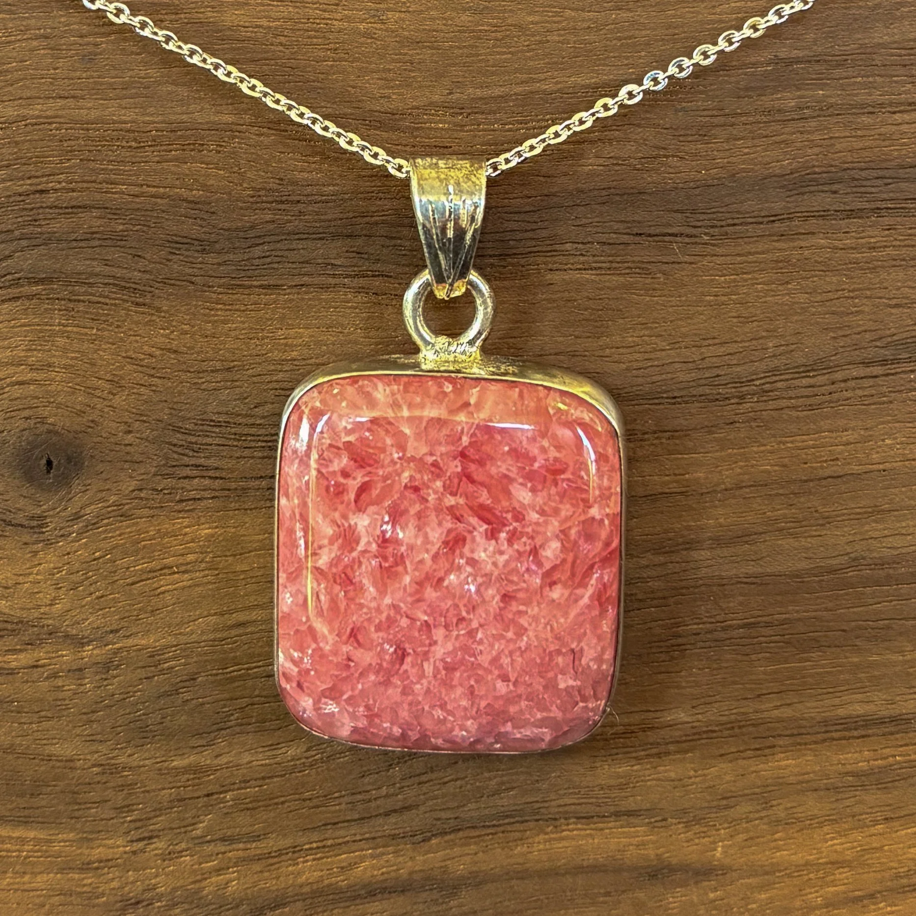 Rhodochrosite Pendant