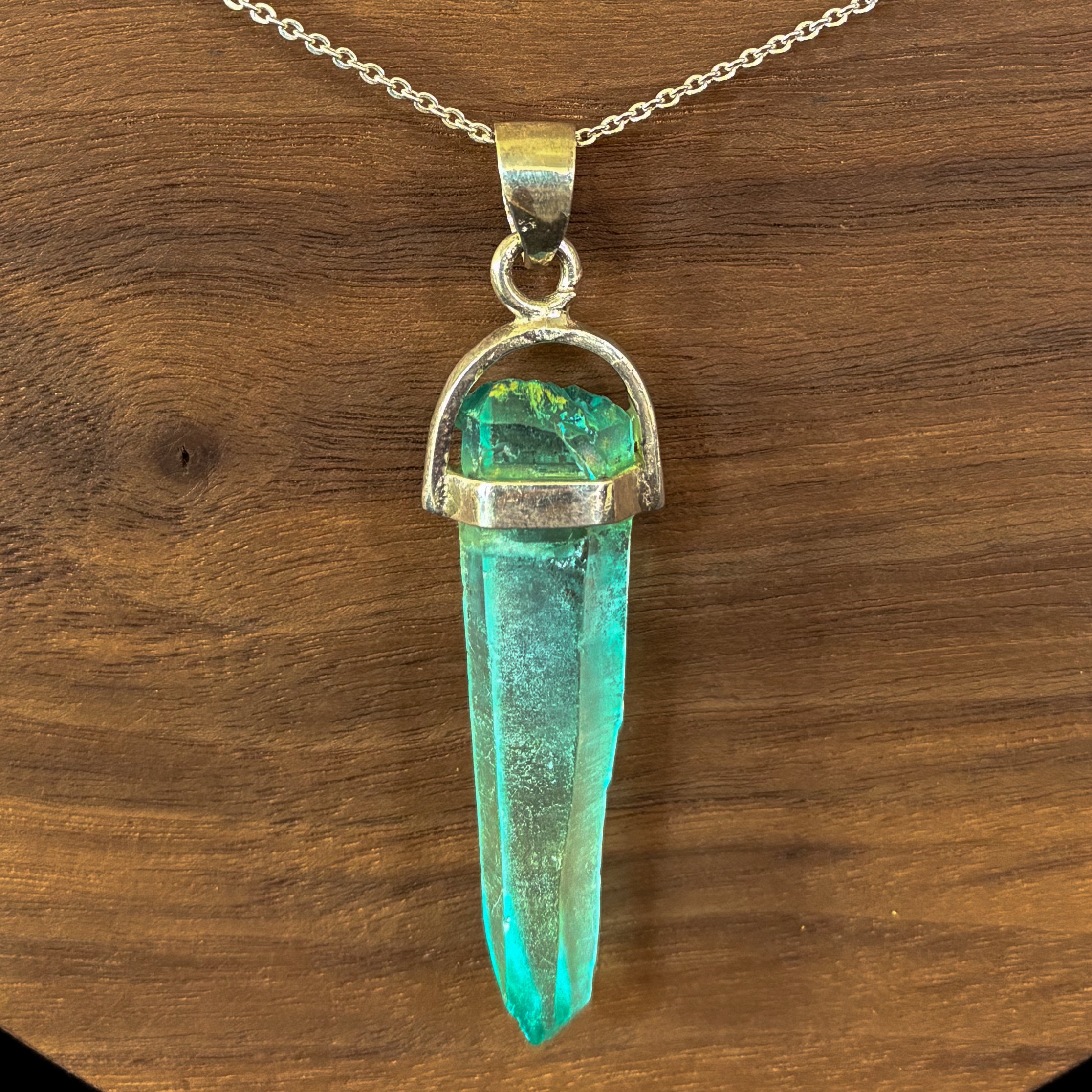 Aqua Aura Pendant