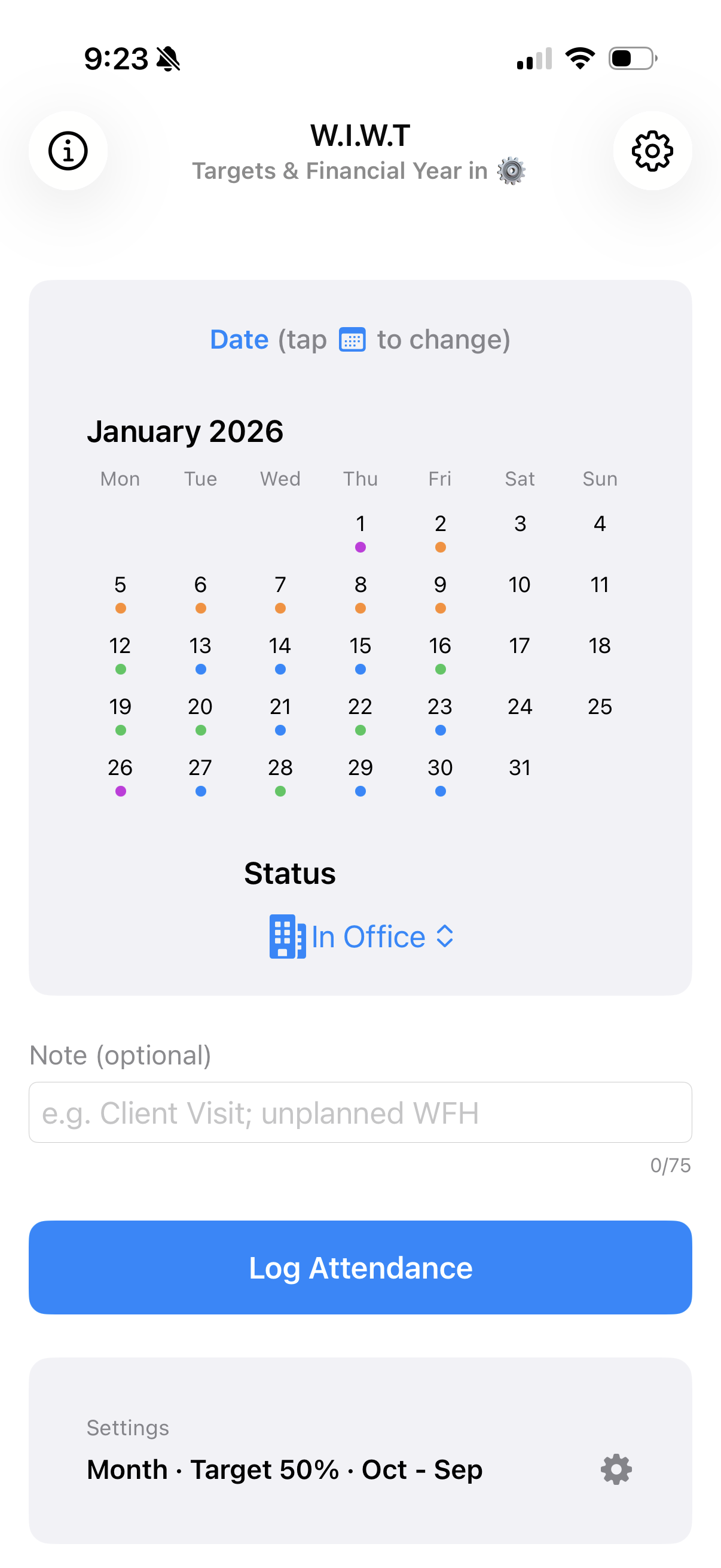 W.I.W.T 1.0.4 — Refining the Hybrid Work Log