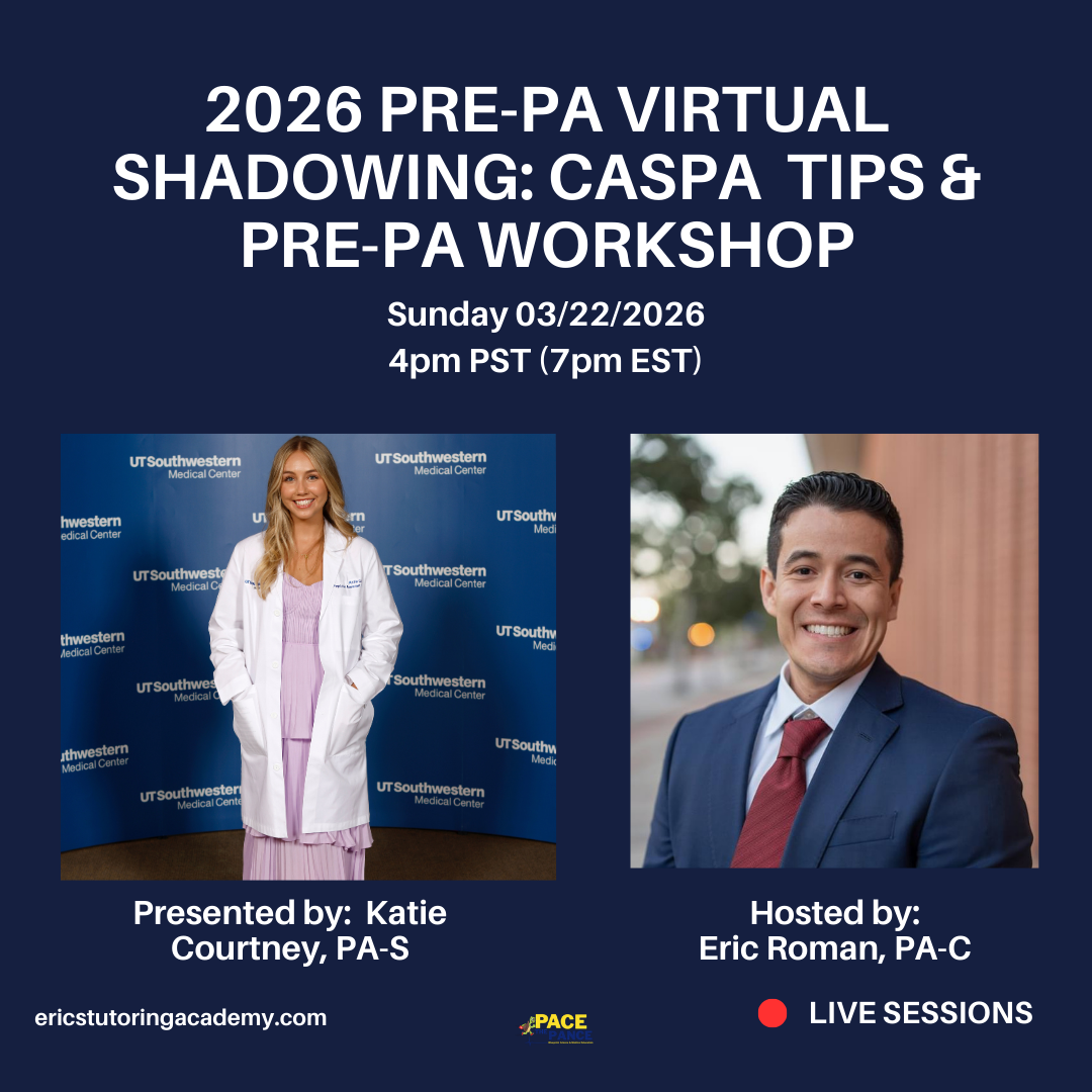 2026 Pre-PA Virtual Shadowing: CASPA Application Review by Katie Courtney, PA-S