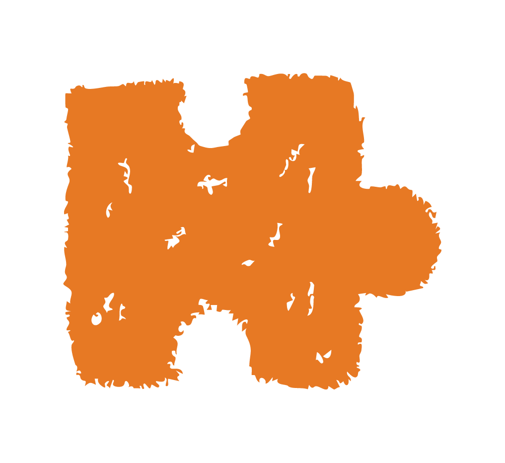Map of the state of Texas in orange color.