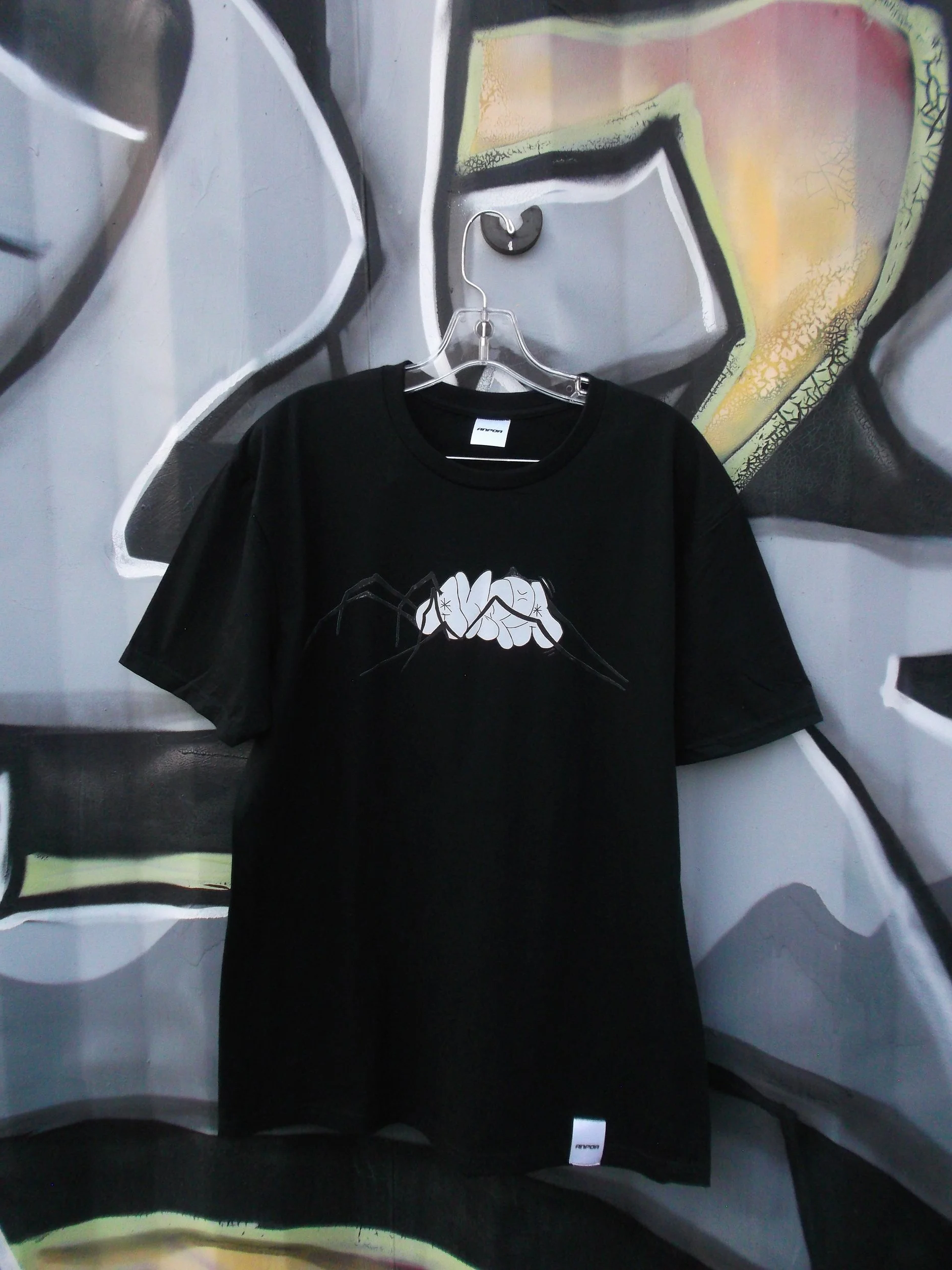 BLACK ANPOA SPIDER T-SHIRT