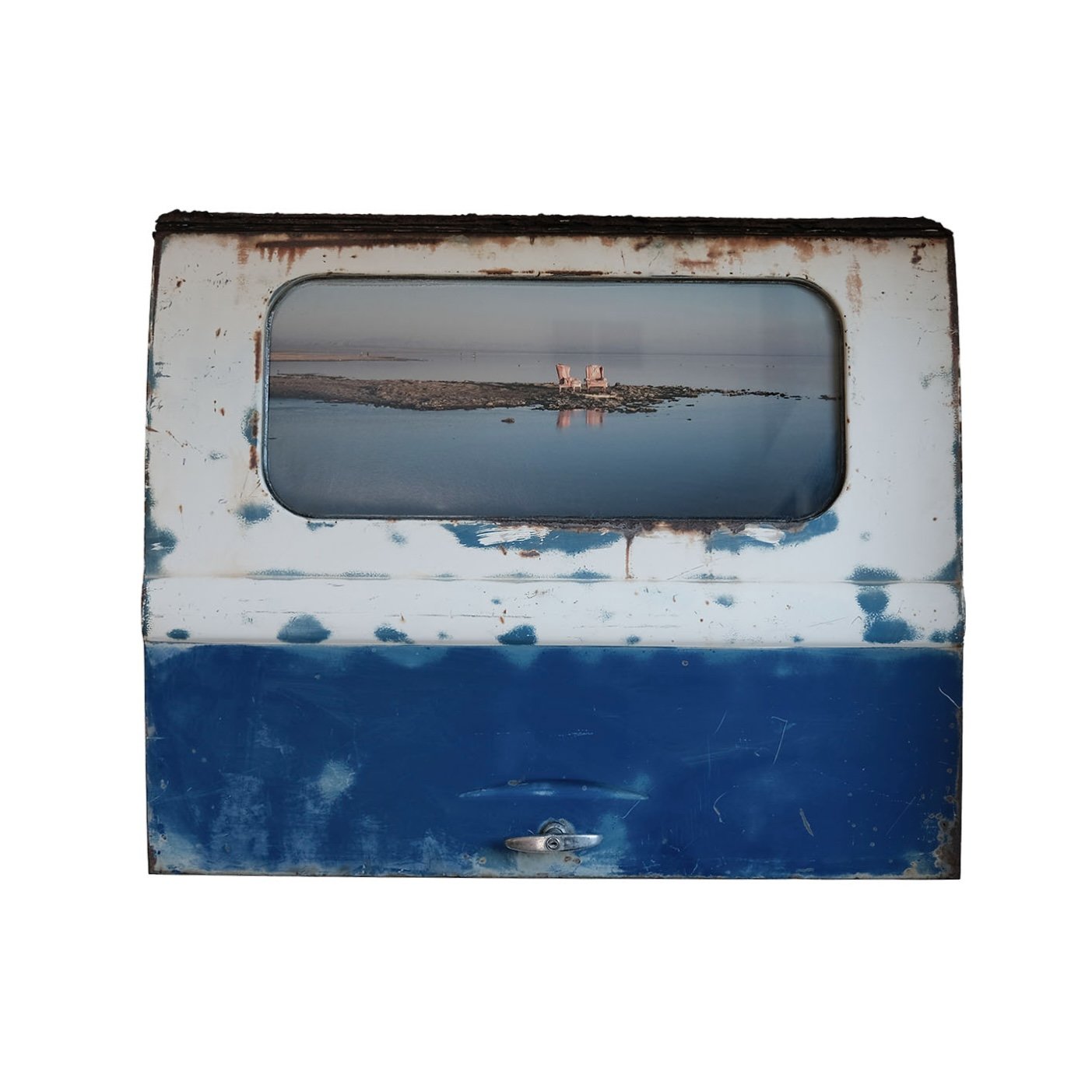 Blue Door, Pink Chairs, 2025