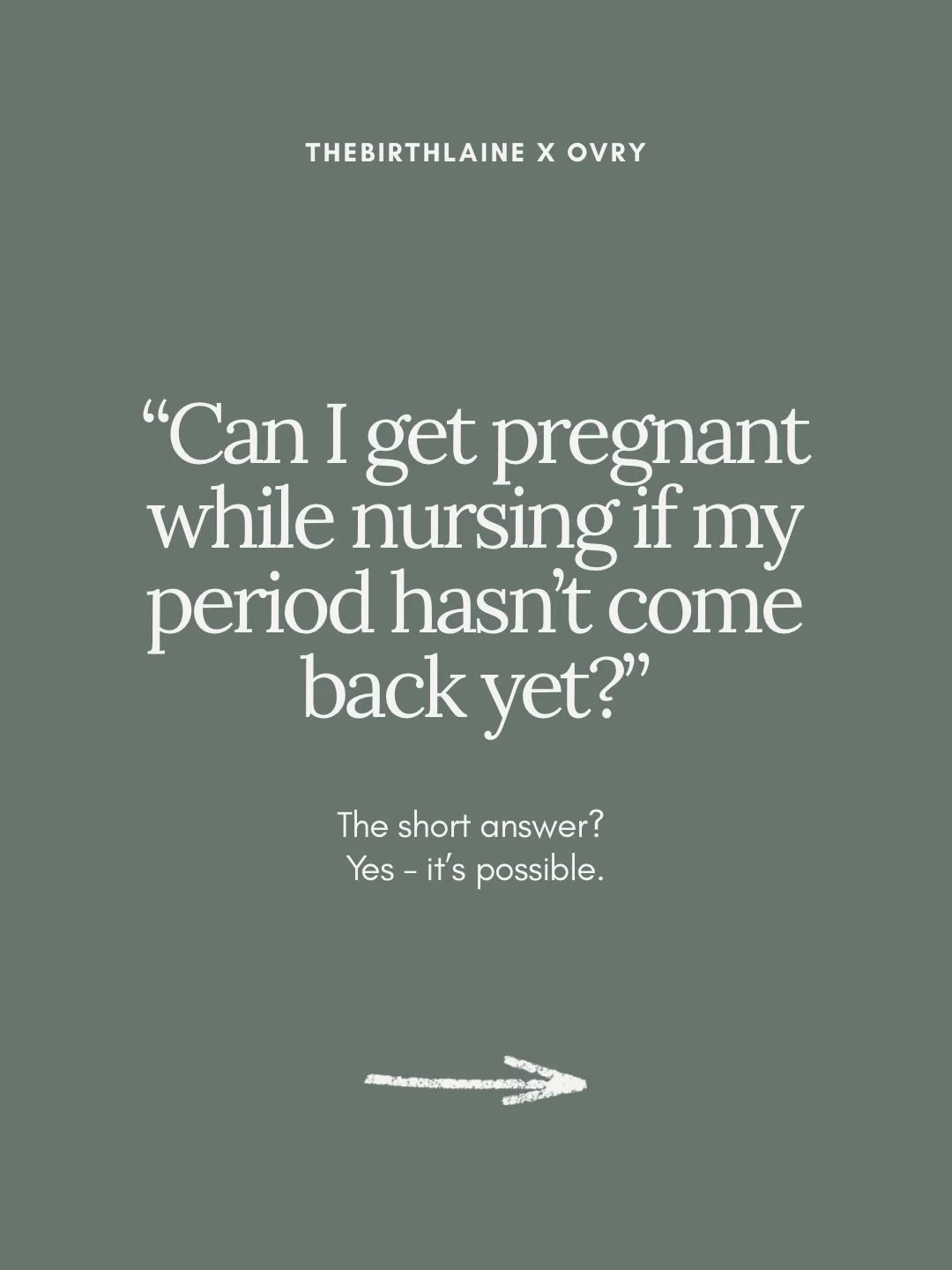 You can be breastfeeding.
You can have no period.
And you can still ovulate.

Postpartum fertility isn&rsquo;t always predictable - and for many parents, that first ovulation comes before their first postpartum bleed.

That&rsquo;s why understanding 