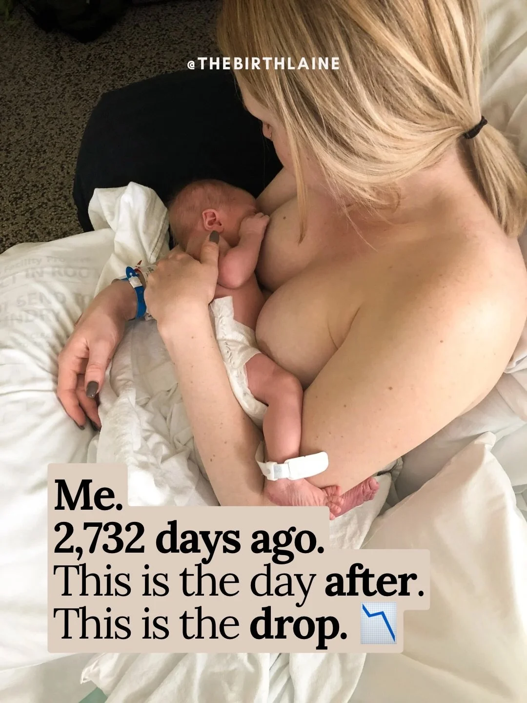 No one warned me about the cliff. 📉

The day after I became a mother for the first time &mdash; and the moment my body began one of the most significant hormonal shifts of my life.

Within 24&ndash;72 hours of birth, estrogen and progesterone plumme