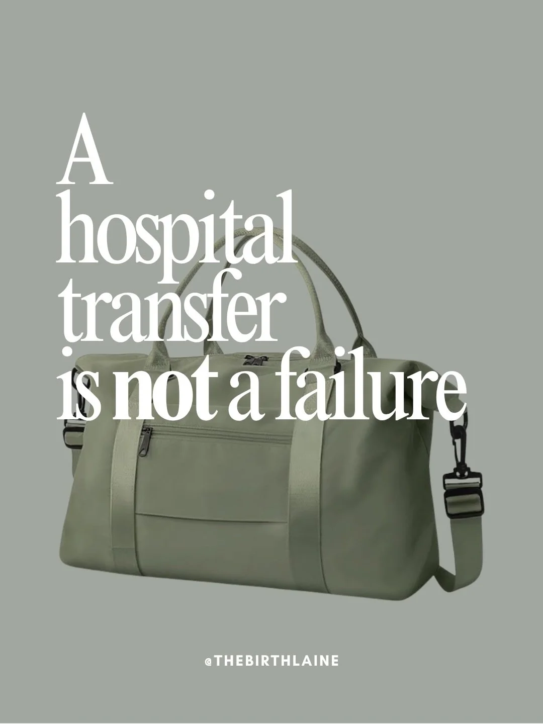 A hospital transfer is not a failure 🤍

Say it again for the people in the back who are quietly terrified of &ldquo;ending up&rdquo; at the hospital after planning a home birth.

REAL TALK: A transfer means your birth team is paying attention. It me