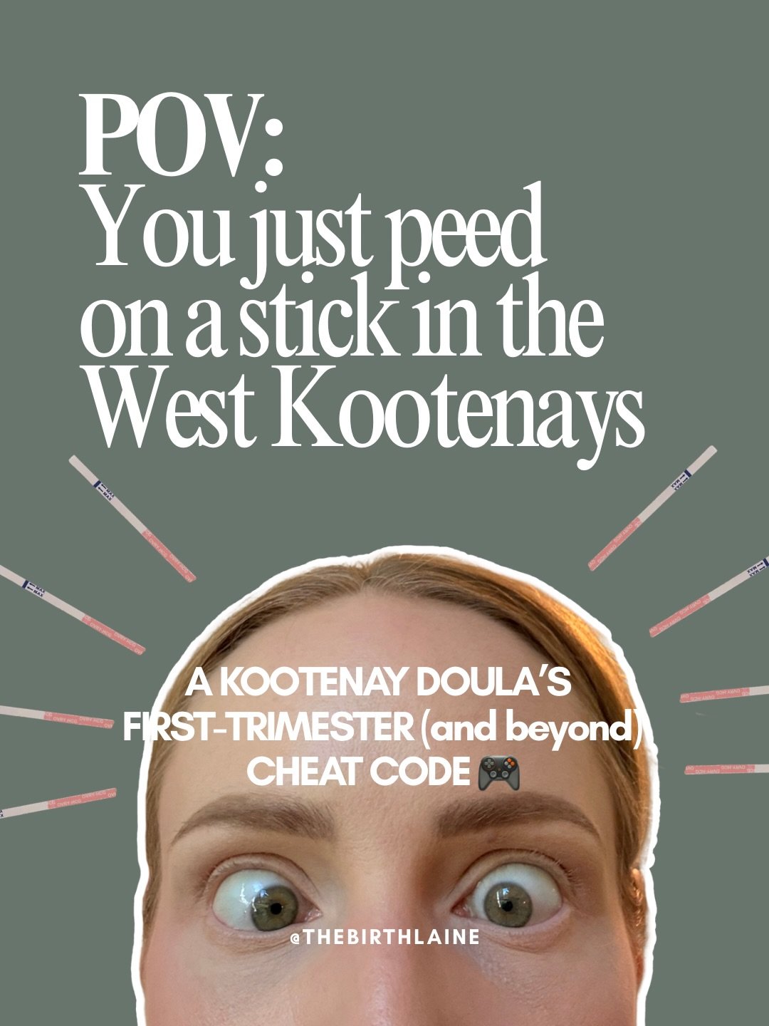Two pink lines in the Kootenays?! First - take a DEEP breath 😮&zwj;💨 

First trimester can be a lot to take in. I&rsquo;ve done some of the heavily lifting, so you don&rsquo;t need to go down a Google rabbit-hole at 1am.

Here&rsquo;s the order you