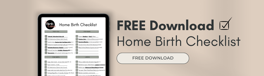 Nelson BC Home Birth Doula Checklist