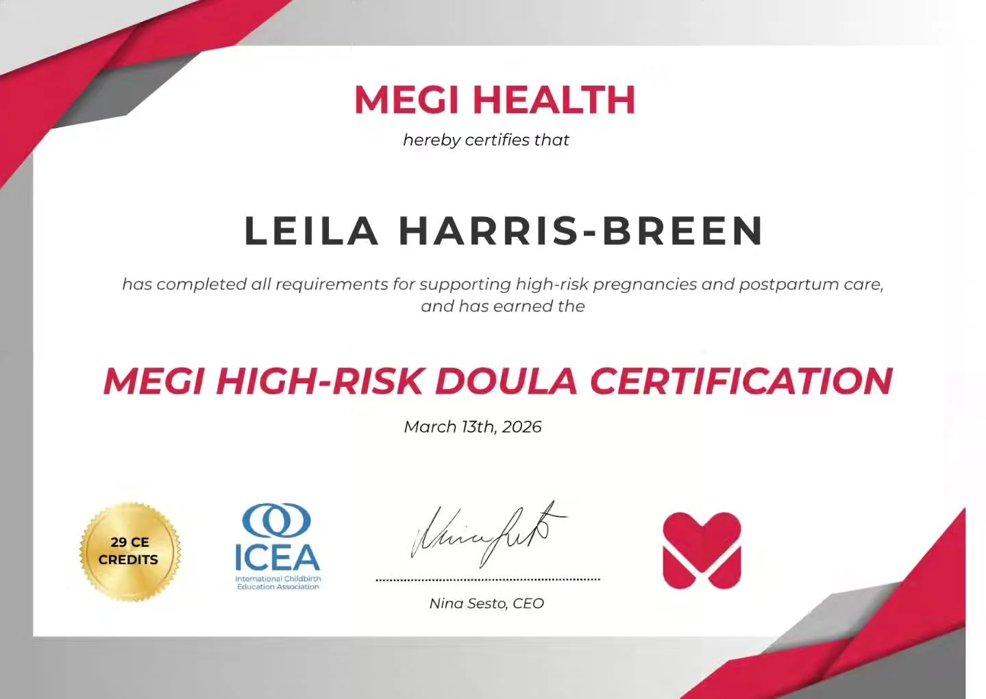 Another one.

This one I did while experiencing a major health event in my life. Still did not stop me. Now I am even more prepared to help pregnant mothers. Knowledge is power!

#doula #highriskdoula #birth #laborsupport