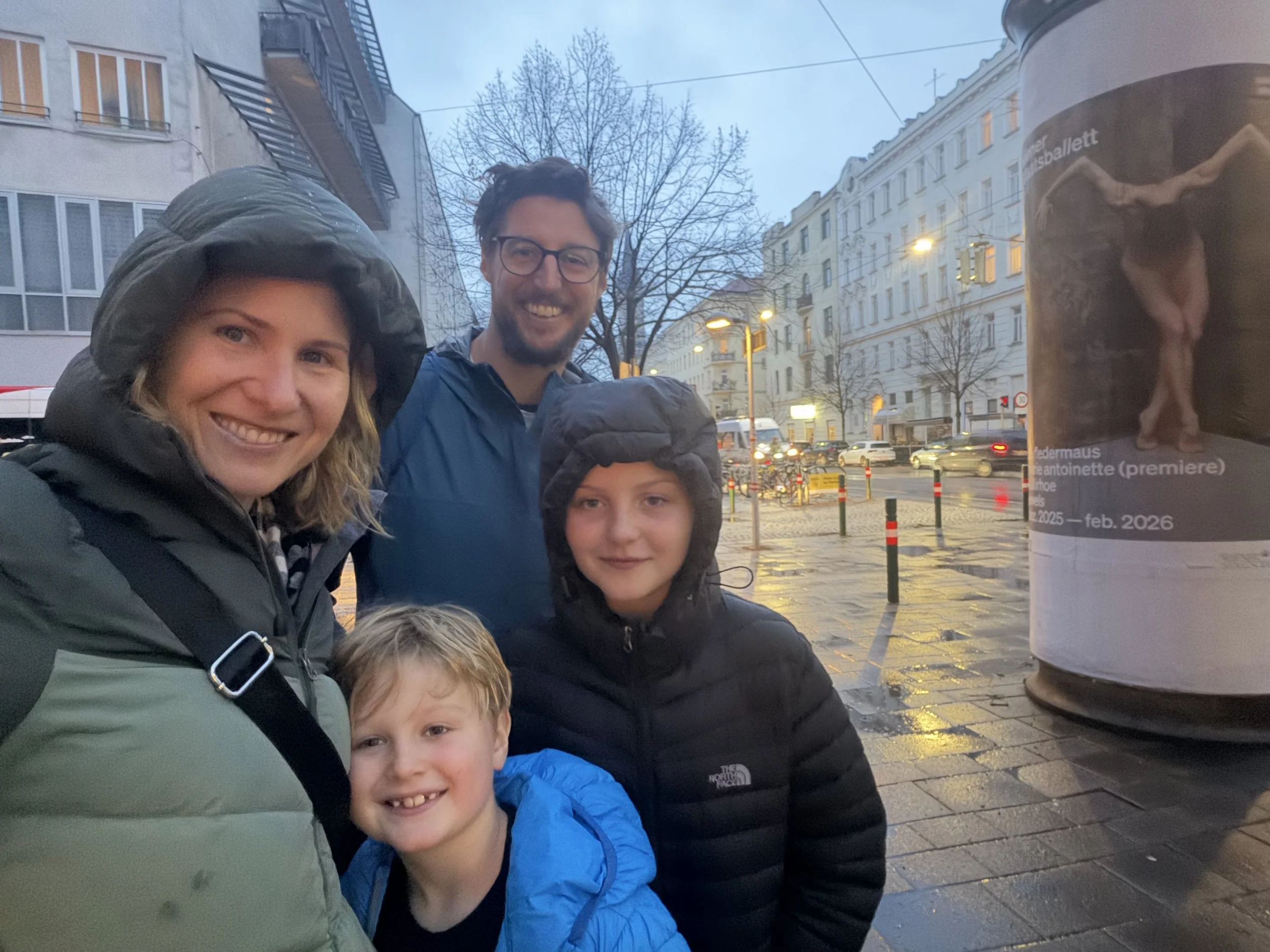 Day 70 - Jet Lag, Snow on the Streets &amp; Our First Taste of Vienna
