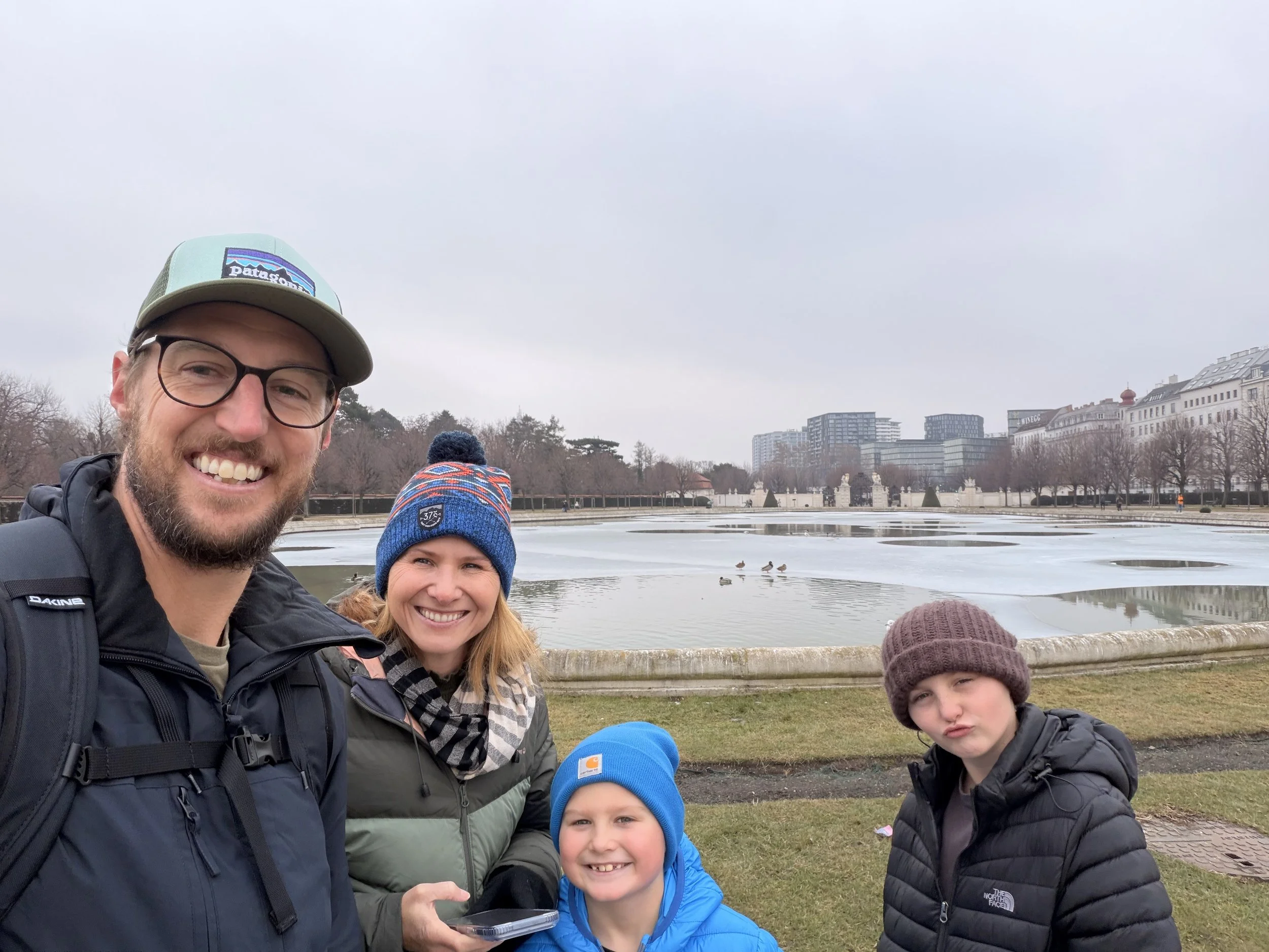 Day 72 - Running the Danube, Belvedere Gardens and a Cold Day at Vienna Prater