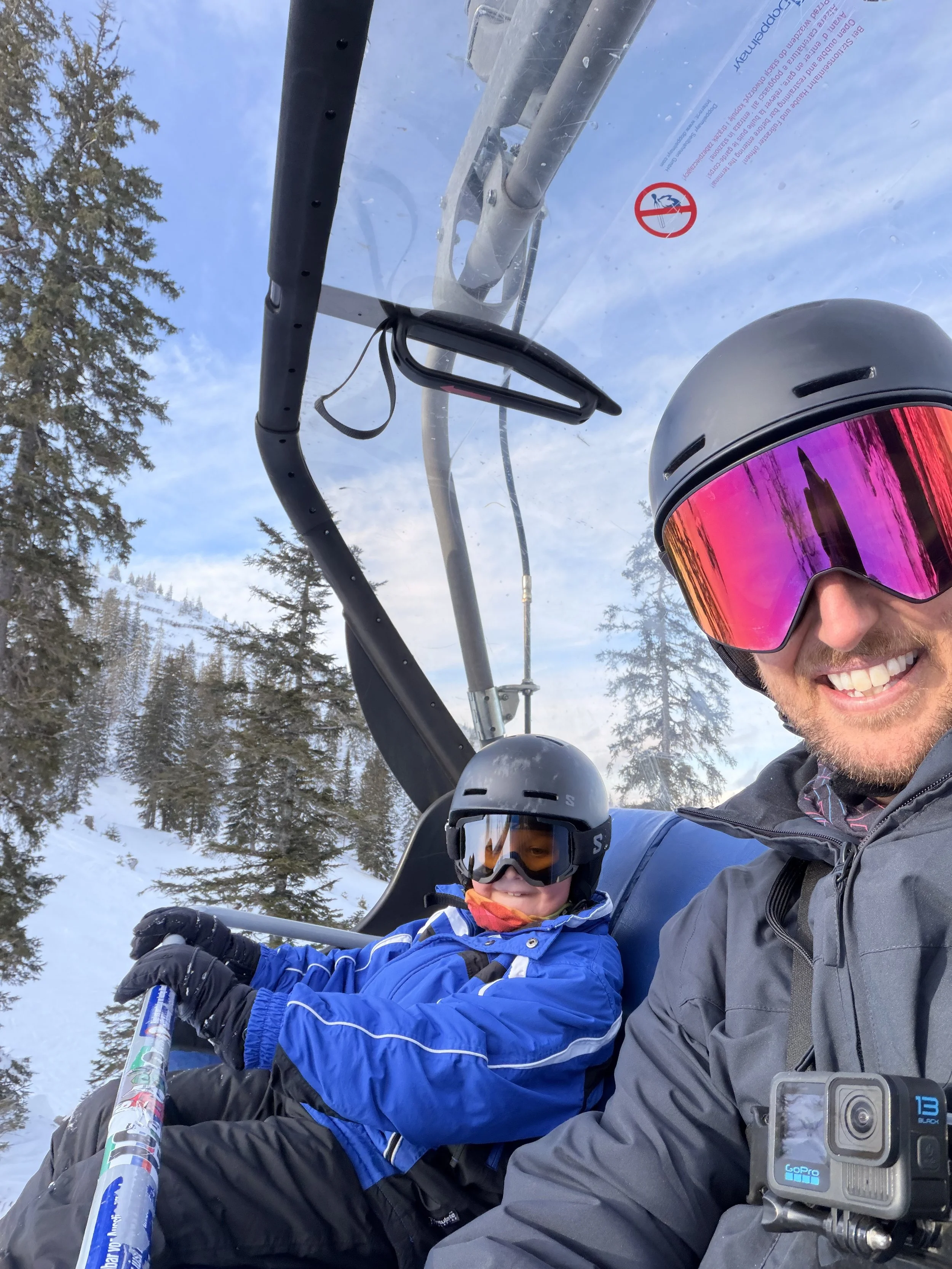 Day 90 - First Chairlift First Black Run And A Big Wipeout