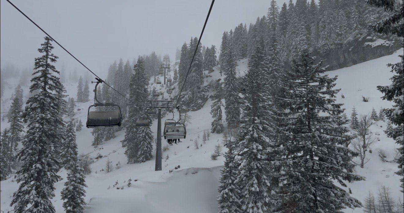 Day 94 - Skiing in the Rain and One Week to Go