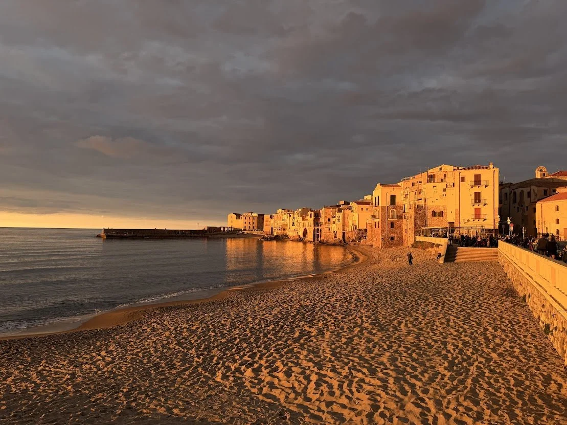 Day 114 - A Golden Sunset and Final Night in Cefalù, Sicily