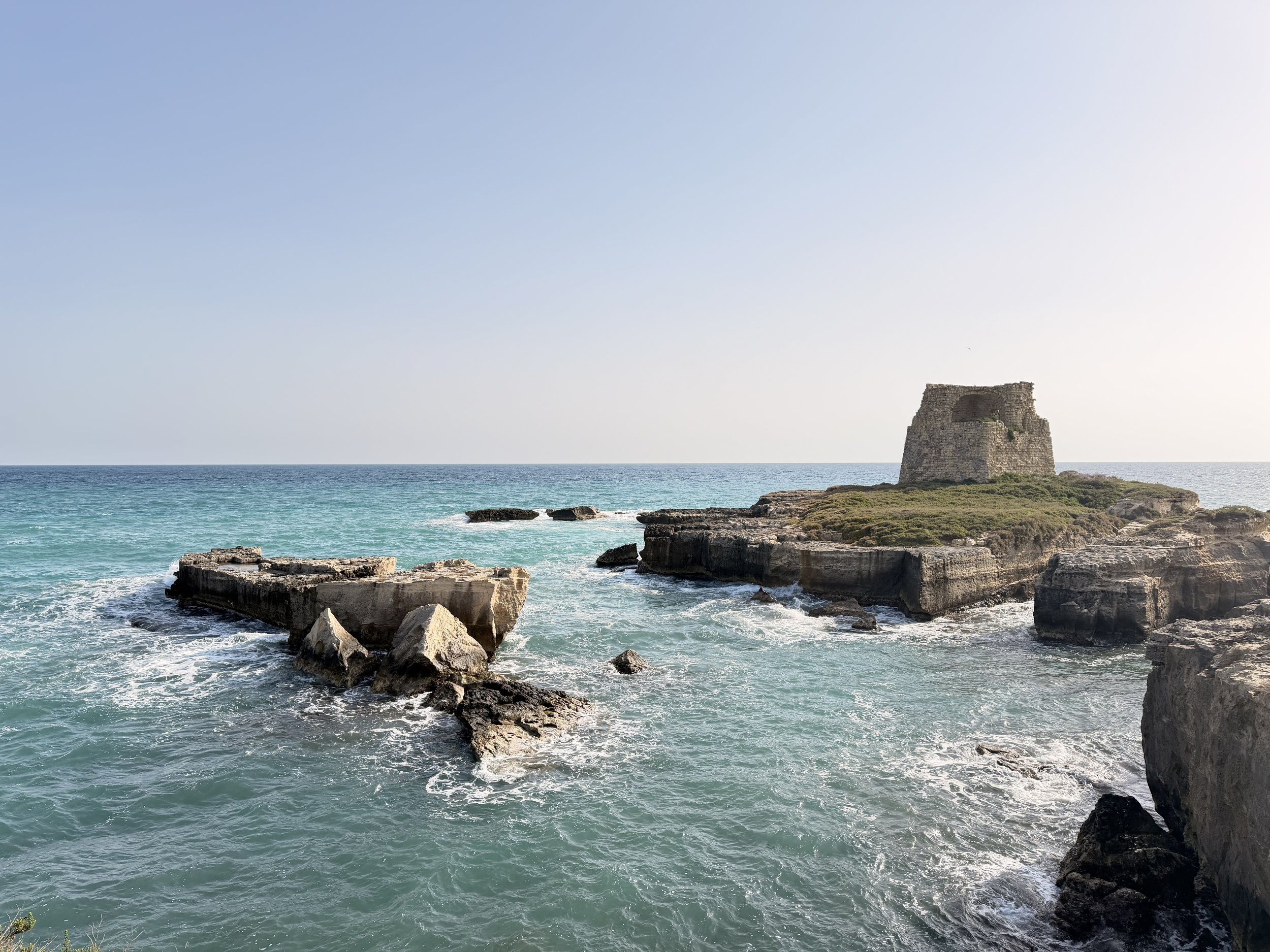 Day 121 - Running the limestone cliffs of San Foca