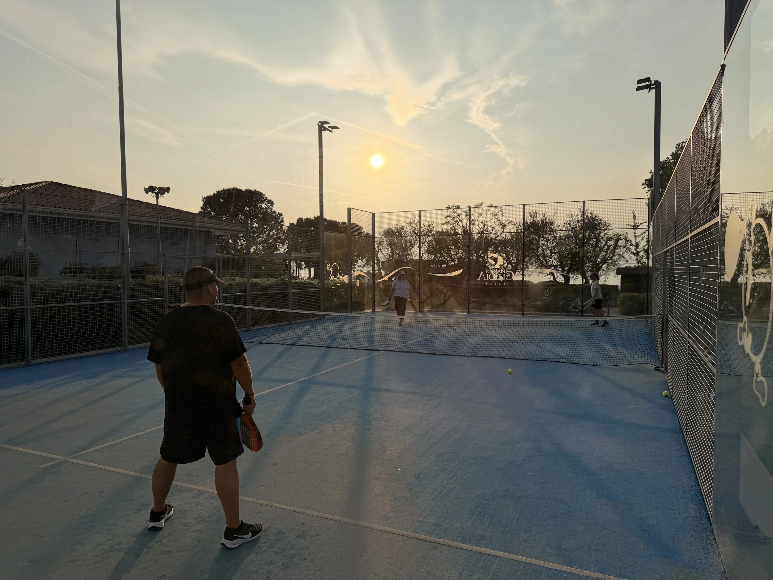 Day 151 - A Bike Ride to Peschiera, Gelato Regrets and Our First Game of Padel