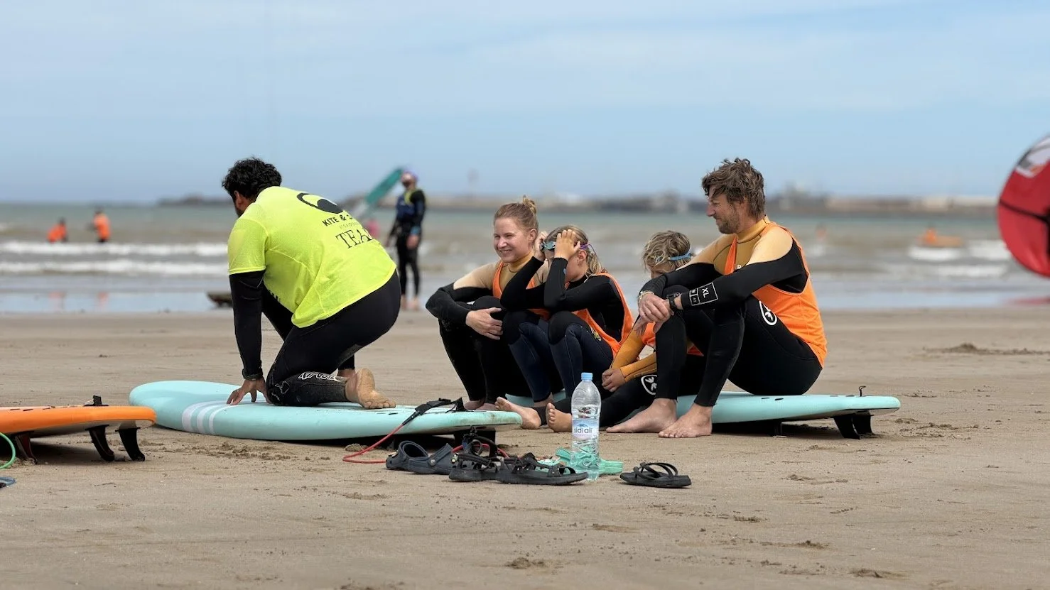 Day 166 - Our First Family Surf Lesson in Essaouira