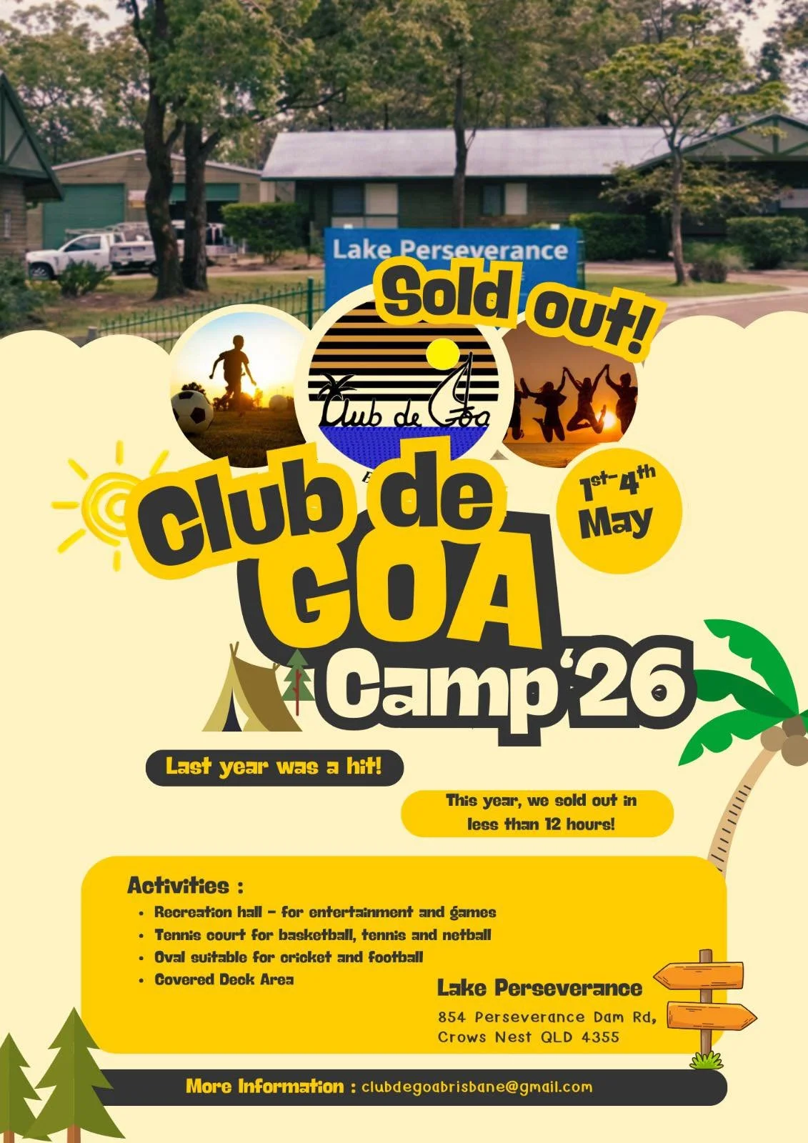 Camp at Lake Perseverance