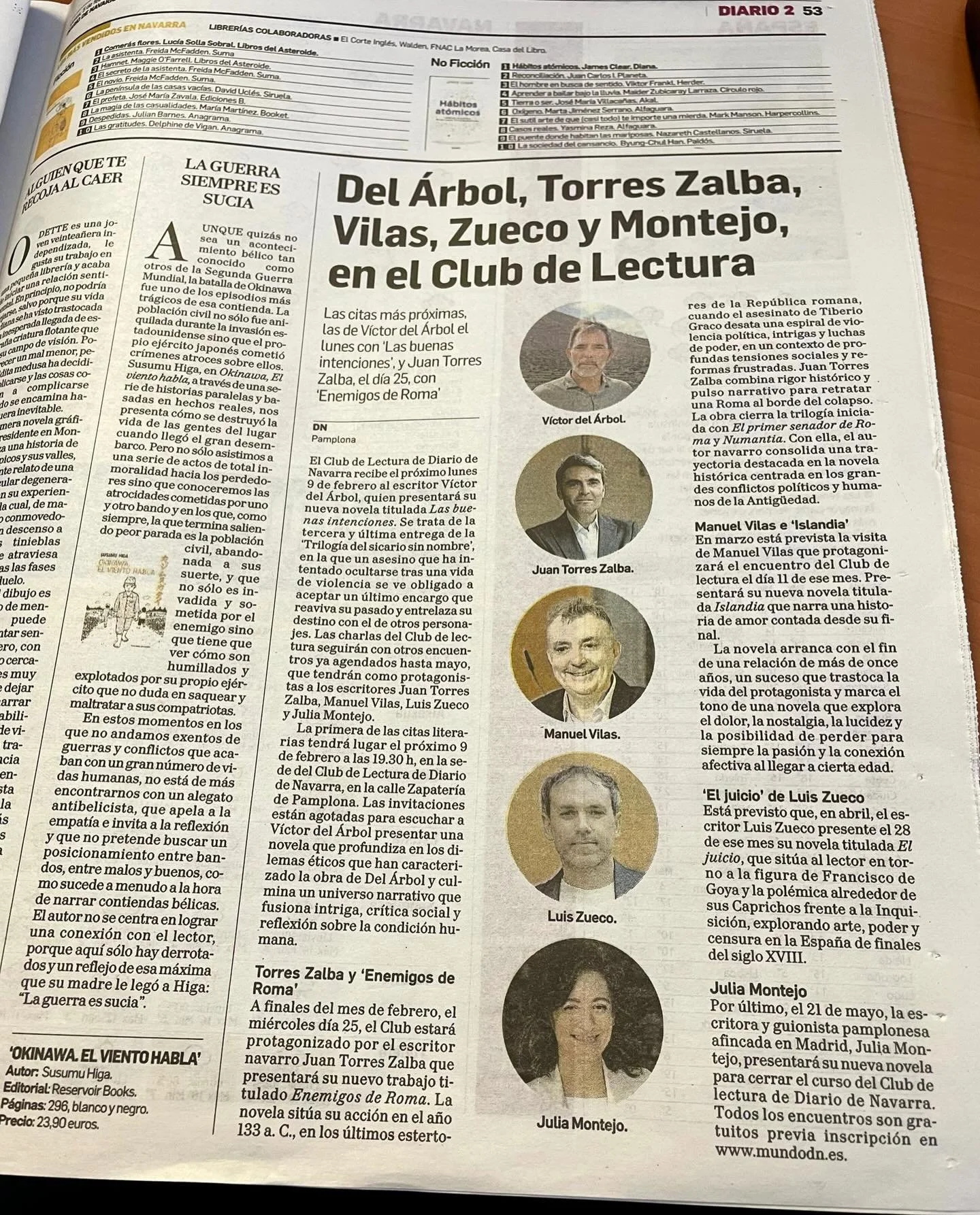 Ilusionad&iacute;sima con la salida de una nueva novela, LA HIJA DEL SORDO, en abril. 
Hoy se anuncia en el @diariodenavarra_oficial . Estar&eacute; en mayo en su Club de lectura. Una conversaci&oacute;n con @belen_livingtheus sobre literatura es uno