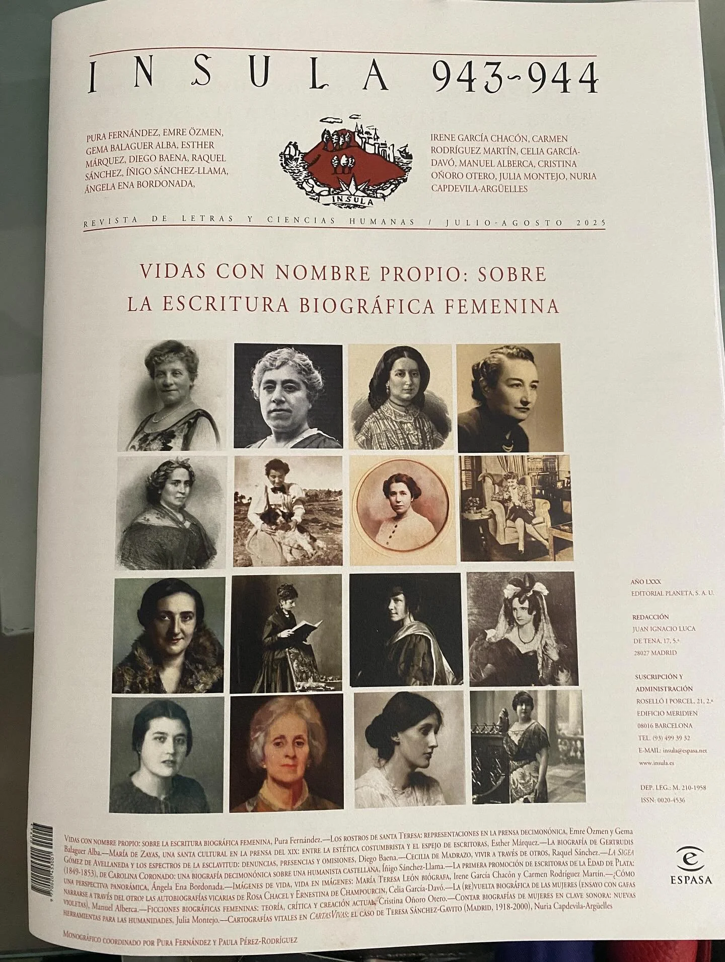 No os perd&aacute;is el monogr&aacute;fico sobre biograf&iacute;as femeninas de @insulaliteraria.
Y el podcast #contandomujeres como ejemplo de transferencia de conocimiento :)