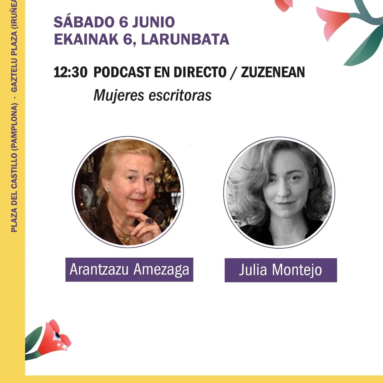 Este encuentro va a ser &eacute;pico. Arantzazu Amezaga es una de las escritoras vascas m&aacute;s grandes y prol&iacute;ficas, y una mujer sabia a la que hay que escuchar - cogiendo apuntes. &iexcl;Os esperamos!