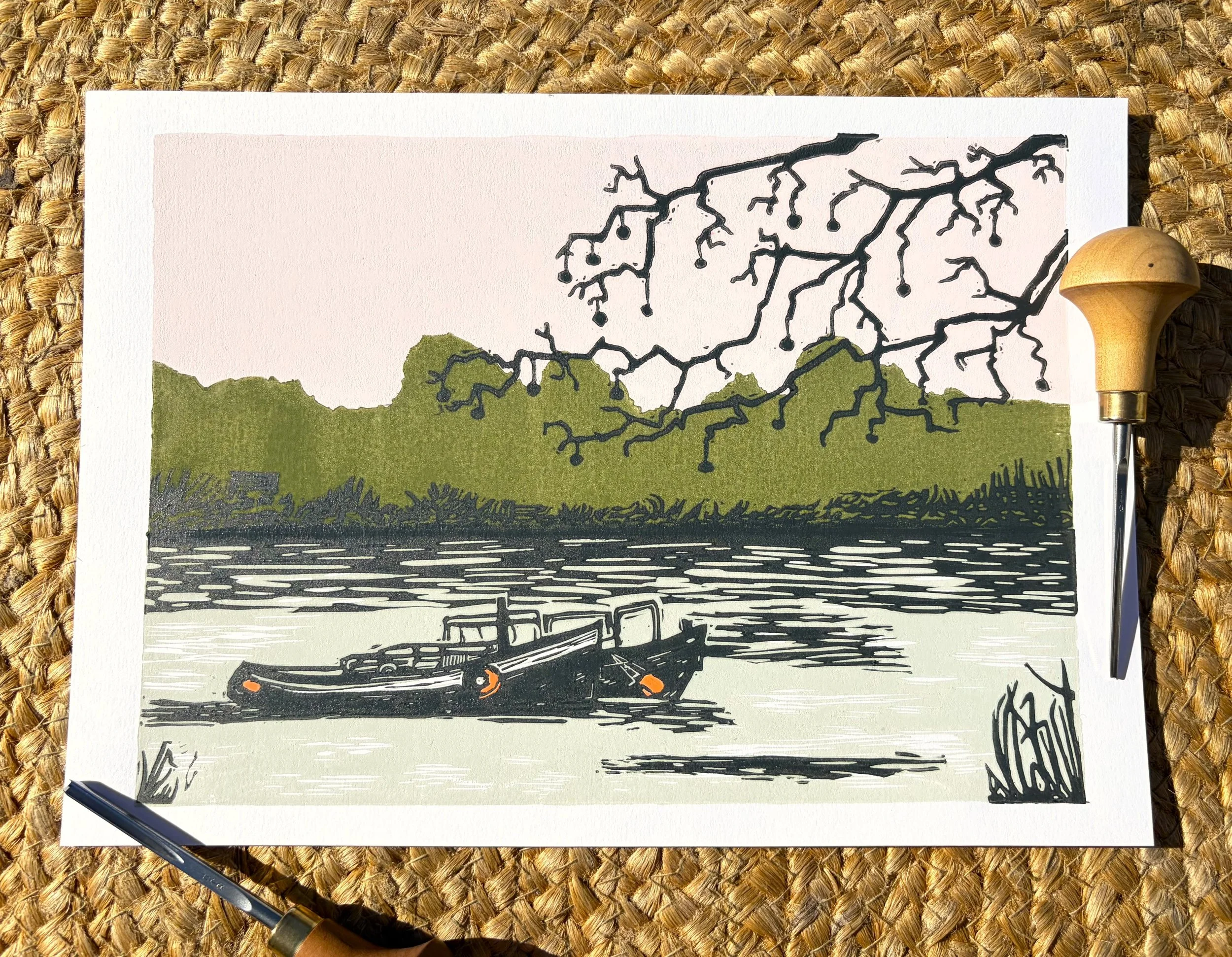 Thames Path to Richmond, River Boat