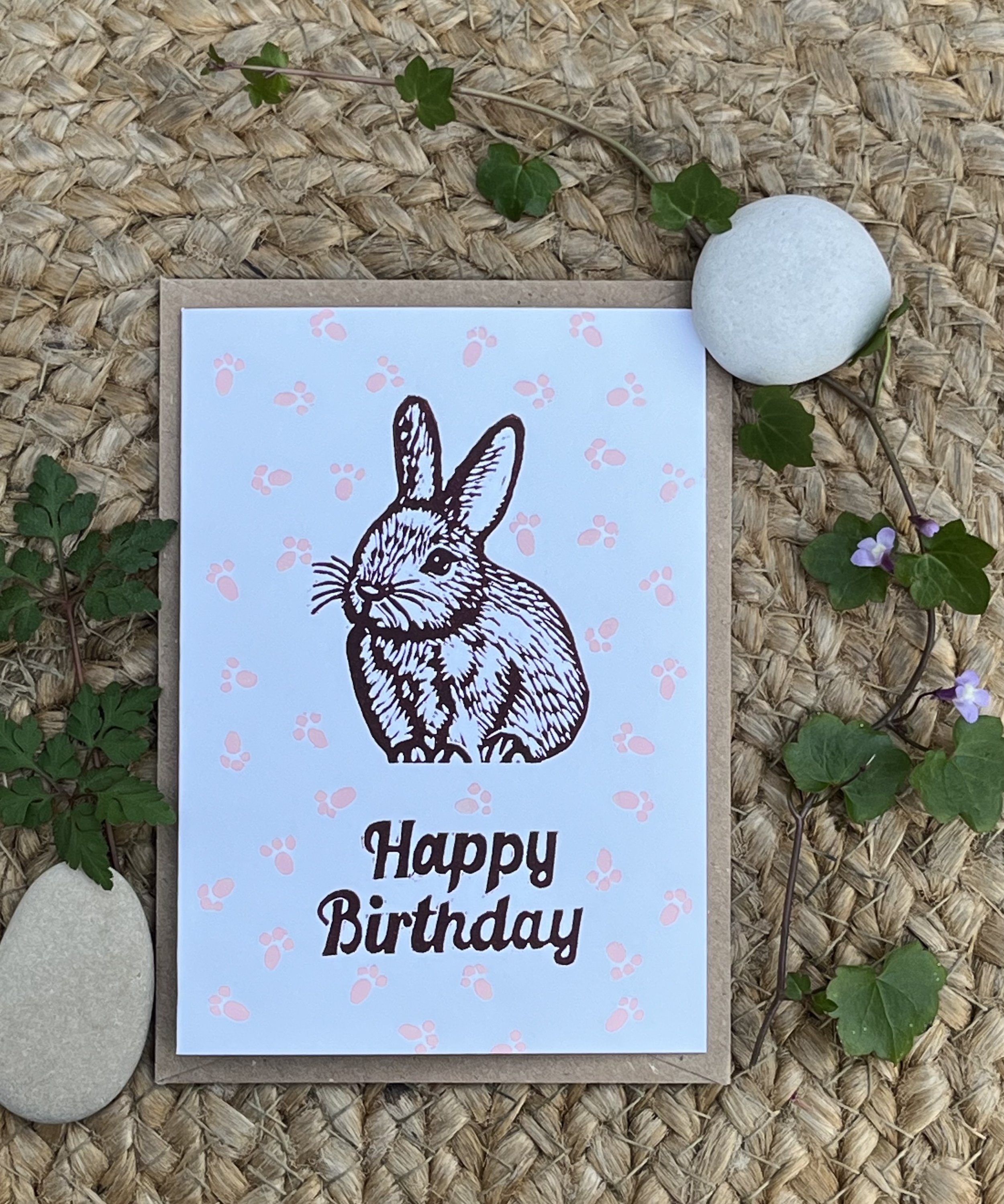 Happy Birthday Bunny Card