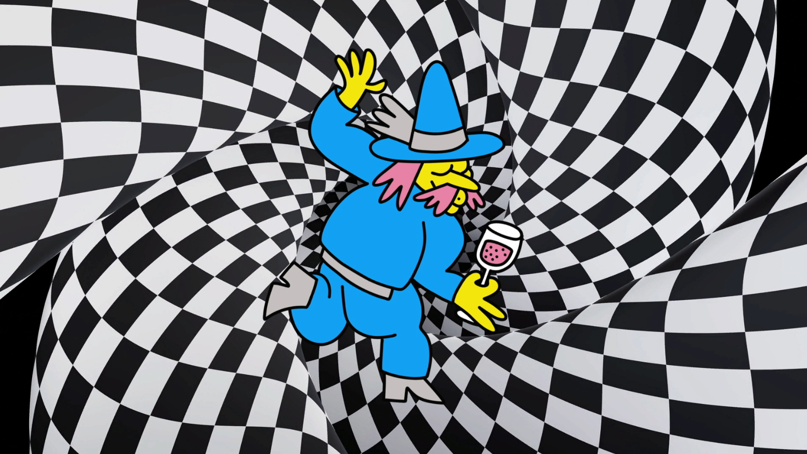 Nadine Jongeling visuals Club Paard New Years Eve