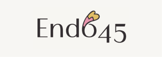 Endo45 logo with a stylized chicken head on top of the letter '6' in 'Endo45'.