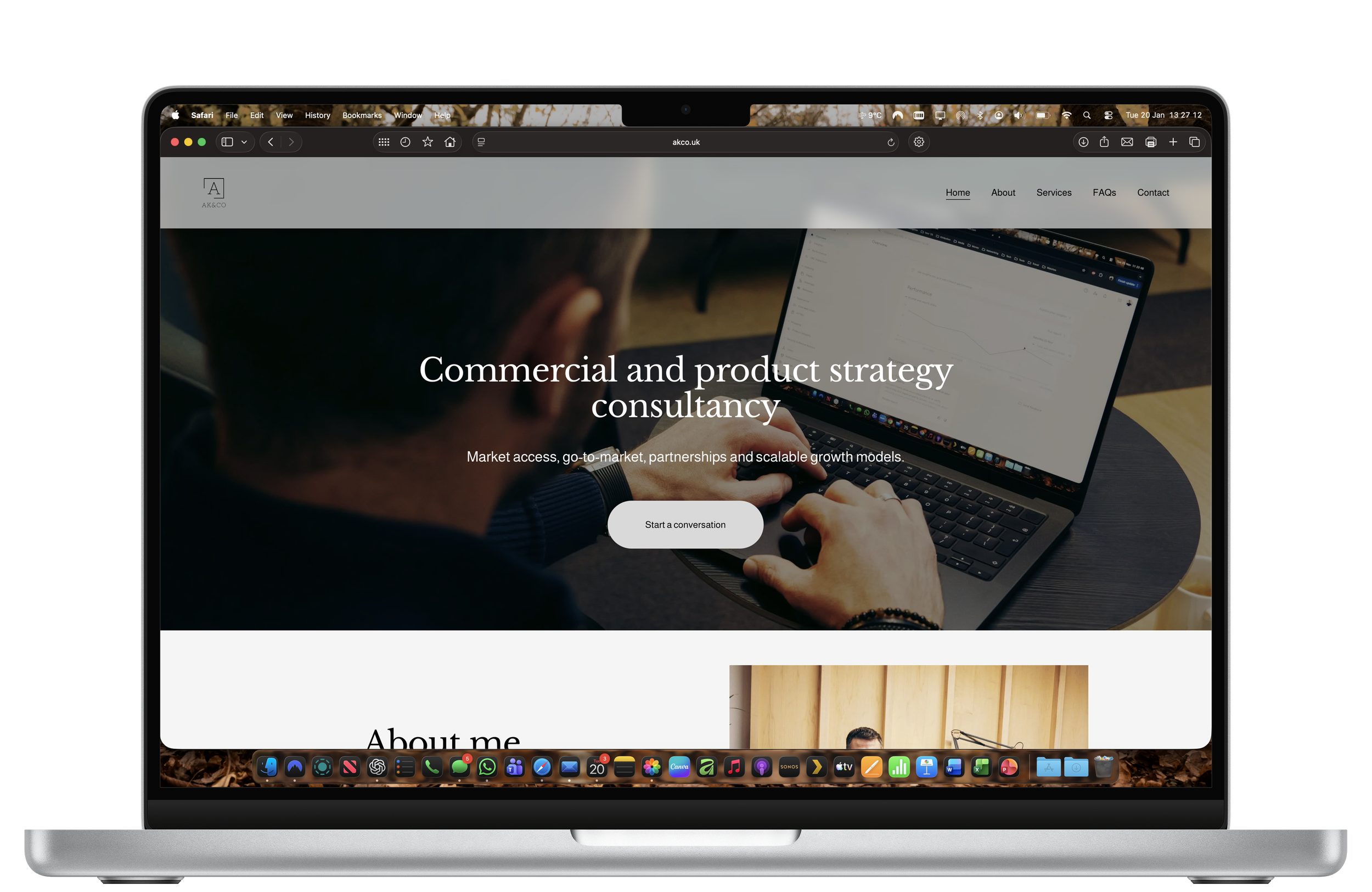 AKCo website created by GoDigitize