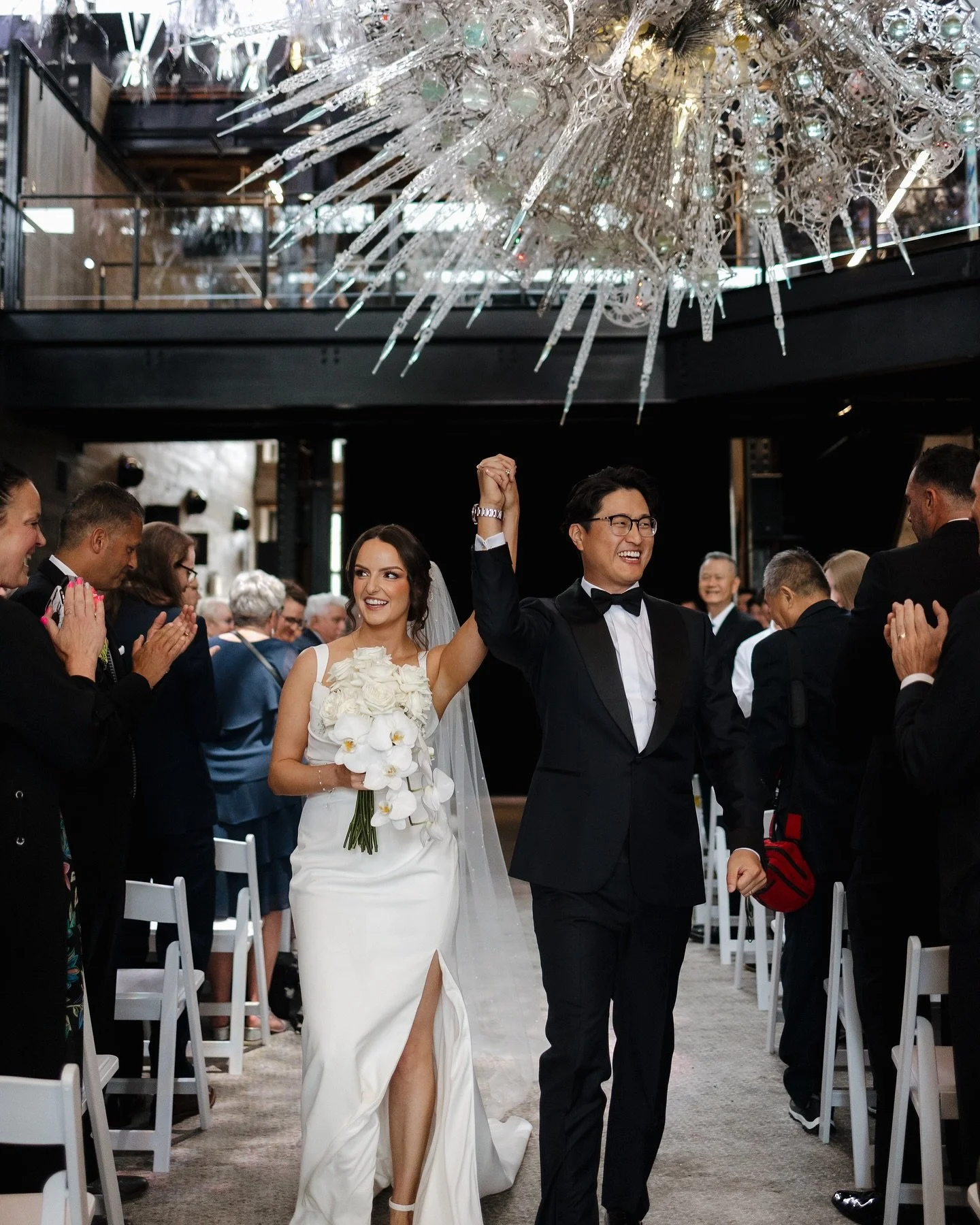 Reilly + Kevin 🤝 @tapestryhall 🤝 a great team of vendors 
We had such a great time celebrating these two and spent the day laughing with @daybreakstudios_ 🤍 can&rsquo;t wait to share more from this day!