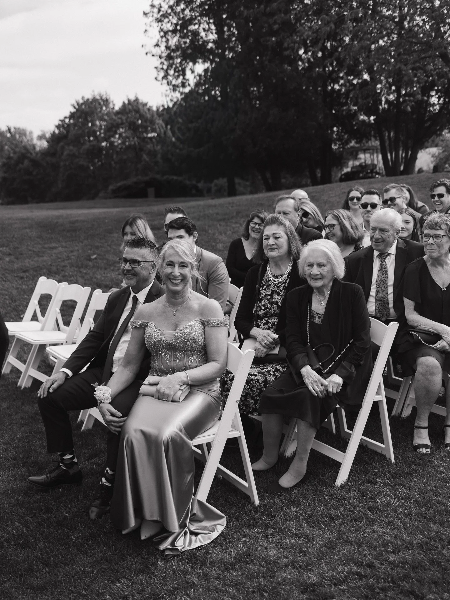 me 🤝 ceremony emotions in black and white (and if you&rsquo;re a grandparent, a mom, or a dad watching your baby girl get married like this? I&rsquo;m watching you and crying the whole time)